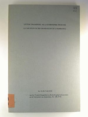 Litter Transport as a Geomorphic Process. - A case study in the Grand-Duchy of Luxembourg.