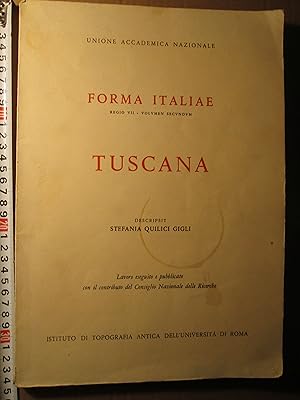 Seller image for Tuscana [ Forma Italiae : Topografia antica : Regio 7, volumen 2 ] for sale by Expatriate Bookshop of Denmark