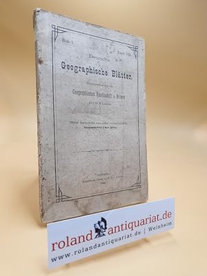 Imagen del vendedor de Deutsche Geograhische Bltter Band VIII Heft 1 a la venta por Roland Antiquariat UG haftungsbeschrnkt