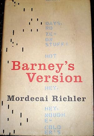 Seller image for Barney's Version for sale by Frabjoy Books