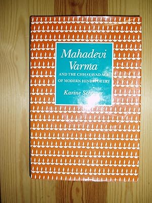 Seller image for Mahadevi Varma and the Chhayavad Age of Modern Hindi Poetry for sale by Expatriate Bookshop of Denmark