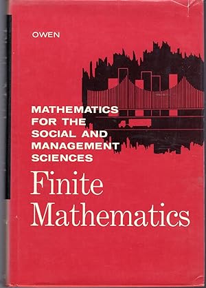 Seller image for Finite Mathematics: Mathematics for the Social and Management Sciences for sale by Dorley House Books, Inc.