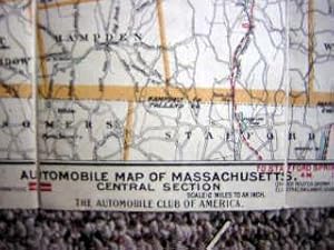 CENTRAL MASSACHUSETTS, Automobile Map No.9