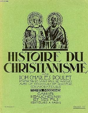 Bild des Verkufers fr HISTOIRE DU CHRISTIANISME, FASC. XV, TEMPS MODERNES zum Verkauf von Le-Livre