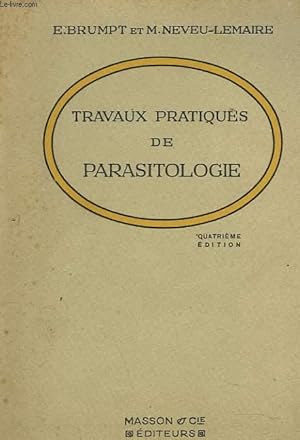 Seller image for TRAVAUX PRATIQUES DE PARASITOLOGIE for sale by Le-Livre
