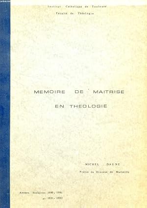 Seller image for DECENTREMENT ?, MEMOIRE DE MAITRISE EN THEOLOGIE for sale by Le-Livre