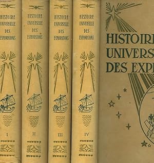 Imagen del vendedor de HISTOIRE UNIVERSELLE DES EXPLORATIONS EN 4 TOMES. 1. De la Prhistoire  la fin du Moyen Age, par Louis-Ren NOUGIER, Jean BEAUJEU, Michel MOLLAT. - 2. La Renaissance (1415-1600), par Jean AMSLER. - 3. Le temps des grands voiliers, par P.-J. CHARLIAT. a la venta por Le-Livre