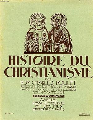 Bild des Verkufers fr HISTOIRE DU CHRISTIANISME, FASC. X, MOYEN AGE zum Verkauf von Le-Livre