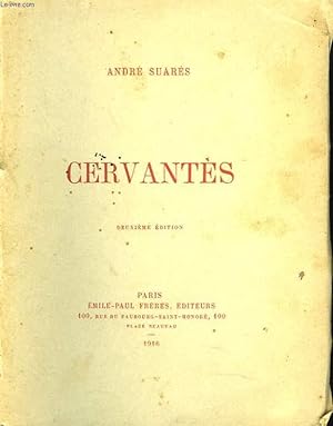 Seller image for CERVANTES for sale by Le-Livre