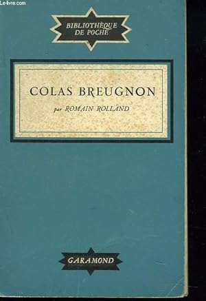 Bild des Verkufers fr COLAS BREUGNON zum Verkauf von Le-Livre