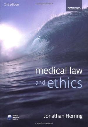 Imagen del vendedor de Medical Law and Ethics a la venta por Bellwetherbooks