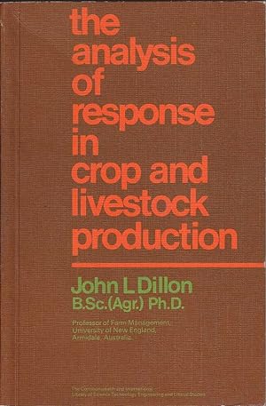 Seller image for The Analysis of Response in Crop and Livestock Production for sale by Mr Pickwick's Fine Old Books