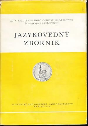 Jazykovedný zborník. Venovaný prof. phdr. tefanovi Tóbikovi, csc. k estdesiatym narodeninám.