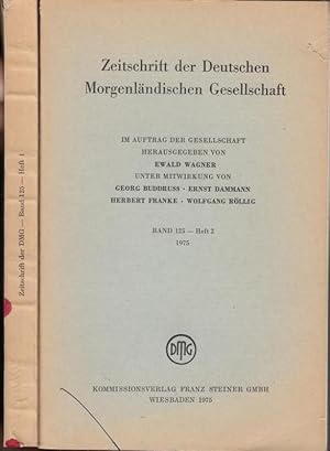 Bild des Verkufers fr Zeitschrift der Deutschen Morgenlndischen Gesellschaft, Bd. 125 komplett mit den Heften 1 und 2, 1975. zum Verkauf von Antiquariat Carl Wegner