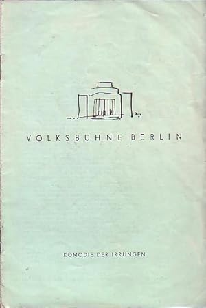Seller image for Programmhefte der Volksbhne am Rosa Luxemburg Platz Berlin. Spielzeit 1959 / 1960. Konvolut aus 2 Heften. for sale by Antiquariat Carl Wegner