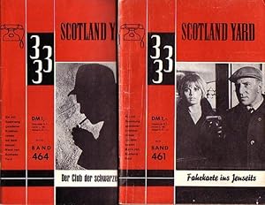 Image du vendeur pour Scotland Yard 333. Konvolut mit 26 Heften. Enthalten sind: 1) Nr. 320 Kendall King: Codewot Laurence. 2) Band 400: Kendall King: Eine Spur fhrt nach Kairo. 3) Band 403 Kendall King: Das Auge Shivas. 4) Nr. 404 Kendall King: Duell mit Grauen. 5) Nr. 411 Kendall King: Der sterbende Harlekin. 6) Nr. 413: Kendall King: Es begann an Dock XI. 7) Nr. 417 Larry Corner: Blonde Fracht. 8) Nr. 419 A. Wente: Gefhrliche Fracht. 9) Nr. 423 John Skipper: Er war Preston. 10) Band 431: Kendall King: Warum gerade Mister Lane? 11) Band 432: Kendall King: Der Mann aus Kidderminster. 12) Band 434: Kendall King: Der Wohltter. 13) Band 437: Kendall King: Die rote Lilly. 14) Band 439 Kendall King: Der Mrder von Haygate. 15) Nr. 441 Wir nannten sie "Gift". 16) mis en vente par Antiquariat Carl Wegner