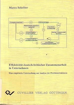 Imagen del vendedor de Effektivitt deutsch-britischer Zusammenarbeit in Unternehmen : Eine empirische Untersuchung zur Analyse der Problemstrukturen. a la venta por Antiquariat Carl Wegner