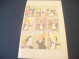 Les Aventures de Nestor le Pingouin - Planche Originale de Norbert Fersen (1975).