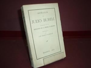 Bild des Verkufers fr ARTICULOS DE JULIO BURELL 1925 BURELL JULIO 1925 zum Verkauf von LIBRERIA ANTICUARIA SANZ