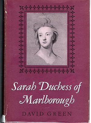 Image du vendeur pour Sarah, Duchess of Marlborough mis en vente par Dorley House Books, Inc.