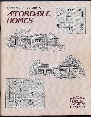 Image du vendeur pour Bowen's Directory of Affordable Homes (catalogue). mis en vente par Truman Price & Suzanne Price / oldchildrensbooks