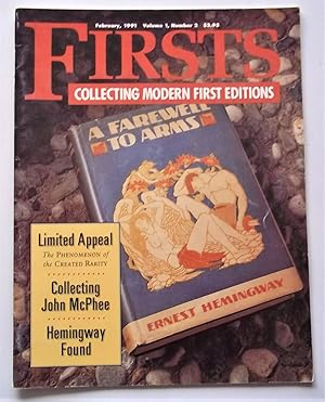 Seller image for Firsts: Collecting Modern First Editions (February 1991, Volume 1 Number 2) Magazine for sale by Bloomsbury Books