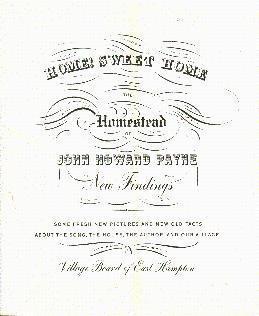 Home! Sweet Home: The Homestead of John Howard Payne: New Findings