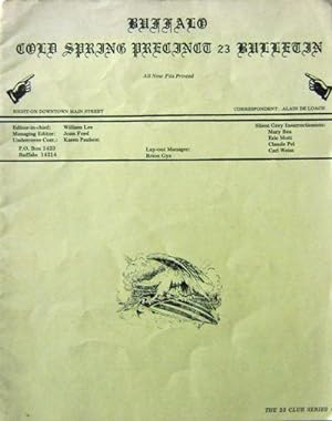 Seller image for Buffalo Cold Spring Precinct 23 Bulletin for sale by Derringer Books, Member ABAA