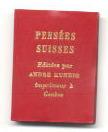 Image du vendeur pour Pensees Suisses mis en vente par Peter Keisogloff Rare Books, Inc.