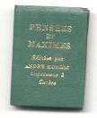 Seller image for Pensees et Maximes for sale by Peter Keisogloff Rare Books, Inc.