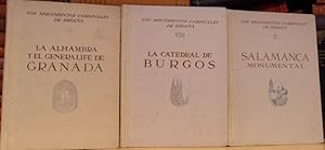 La Alhambra y el Generalife de Granada+La Catedral de Burgos+Salamanca Monumental(3 libros)