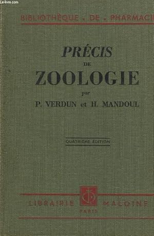 Bild des Verkufers fr PRECIS DE ZOOLOGIE. 4e EDITION. zum Verkauf von Le-Livre