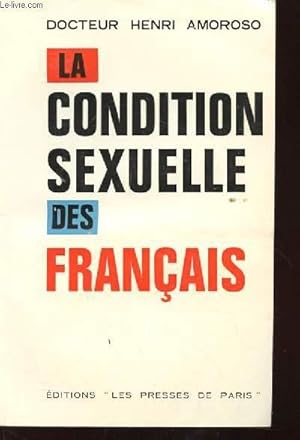 Bild des Verkufers fr LA CONDITION SEXUELLE DES FRANCAIS zum Verkauf von Le-Livre