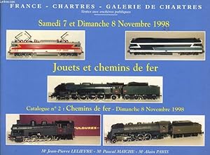 Seller image for CATALOGUE n2 du samedi 7 novembre et dimanche 8 novembre 1998 de jouets et chemins de fer for sale by Le-Livre