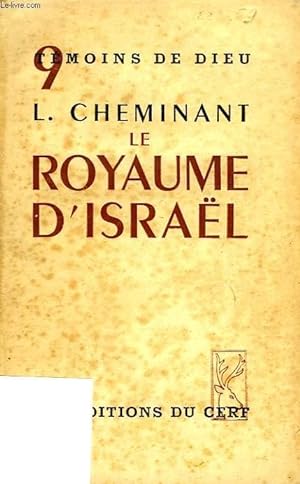Seller image for LE ROYAUME D'ISRAEL (933-722 av. J.-C.) for sale by Le-Livre