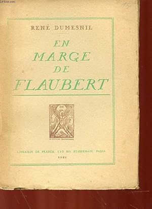 Bild des Verkufers fr EN MARGE DE FLEUBERT zum Verkauf von Le-Livre