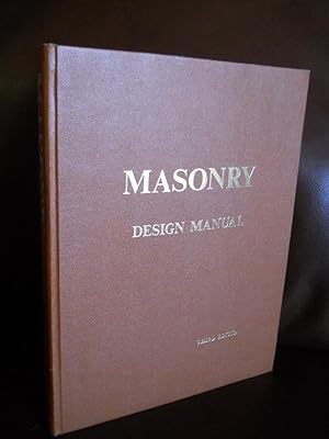 Seller image for MASONRY DESIGN MANUAL for sale by dC&A Books