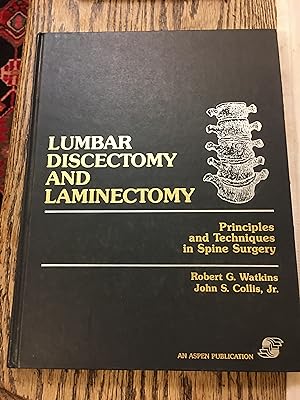 Imagen del vendedor de Lumbar Discectomy and Laminectomy a la venta por Bristlecone Books  RMABA