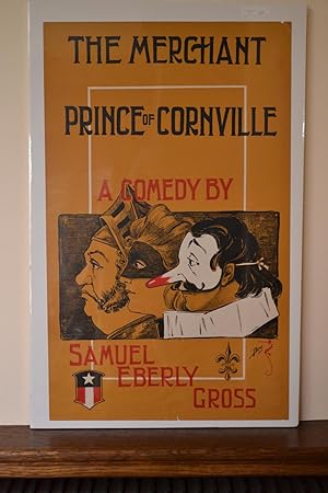 Image du vendeur pour The Merchant Prince of Cornville: A Comedy [promotional poster]. mis en vente par Jeffrey H. Marks, Rare Books, ABAA