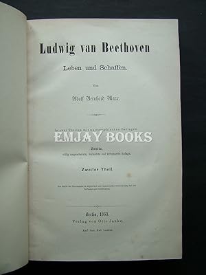 Ludwig Van Beethoven. Leben Und Schaffen. Vol: 2 ONLY.