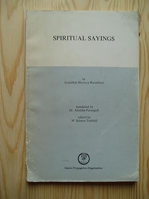 Bild des Verkufers fr Spiritual Sayings zum Verkauf von Expatriate Bookshop of Denmark