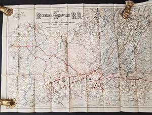 Map of the Richmond and Louisville Railroad, Connecting the Railroads of Virginia with the Railro...