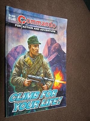 Commando War Stories In Pictures: #4332: Climb For Your Life