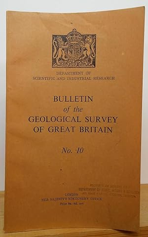 Seller image for Bulletin of the Geological Survey of Great Britain: No. 10 for sale by Stephen Peterson, Bookseller