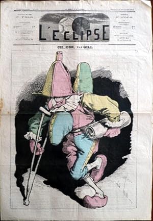 Immagine del venditore per L'Eclipse. Cinquime anne, N213, 24 novembre 1872. Chose par Gill / Hadol venduto da Librairie Lis Tes Ratures