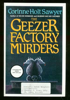 Seller image for The Geezer Factory Murders for sale by Between the Covers-Rare Books, Inc. ABAA