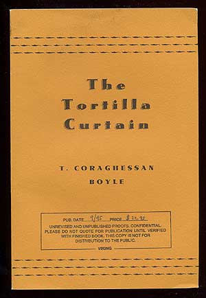 Bild des Verkufers fr The Tortilla Curtain zum Verkauf von Between the Covers-Rare Books, Inc. ABAA