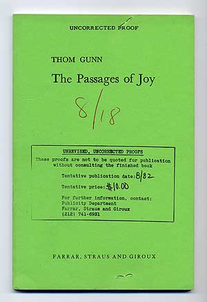 Imagen del vendedor de The Passages of Joy a la venta por Between the Covers-Rare Books, Inc. ABAA