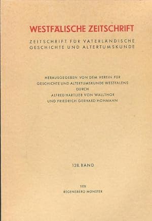 Bild des Verkufers fr Westflische Zeitschrift. 128. Band / 1978 zum Verkauf von Paderbuch e.Kfm. Inh. Ralf R. Eichmann