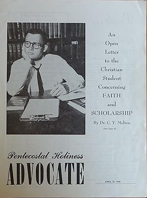 Pentecostal Holiness Advocate - April 25, 1964 (Cover Story - An Open Letter to the Christian Stu...